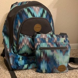 Dakine Backpack and purse set.